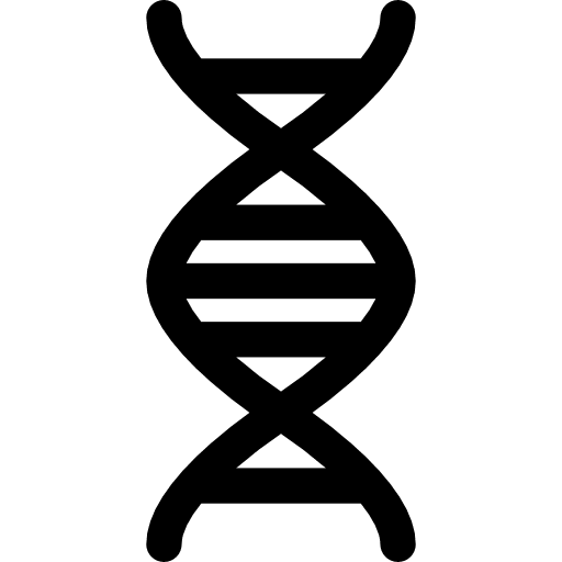 Biology class education dna science icon