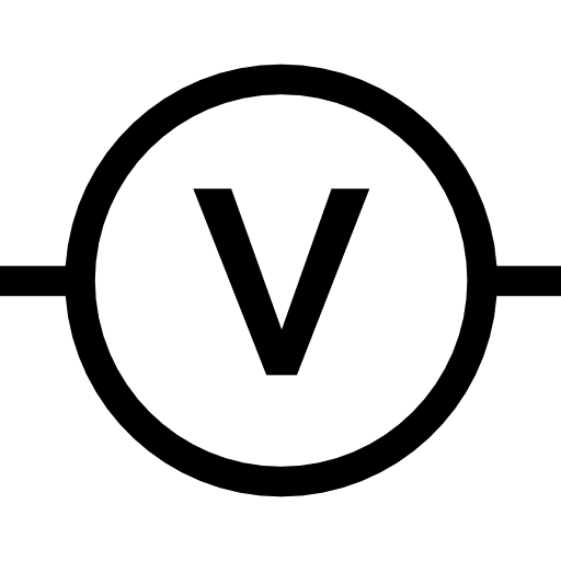 Voltmeter measuring technology voltmeter icon
