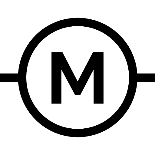 Motor motor mechanical technology icon
