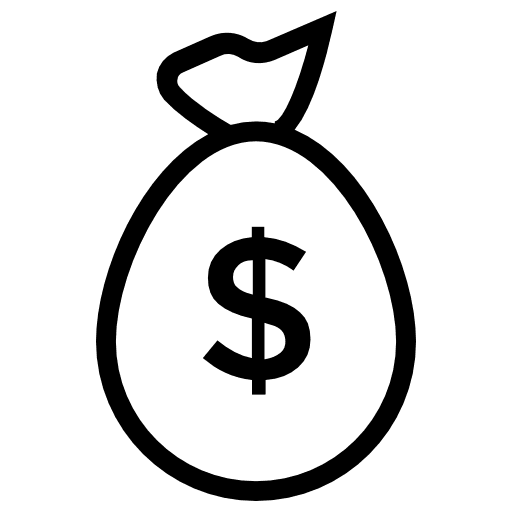 Money bag banking money bag bank icon