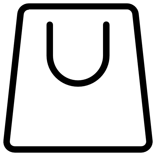 Shopping bag shopper supermarket bag icon