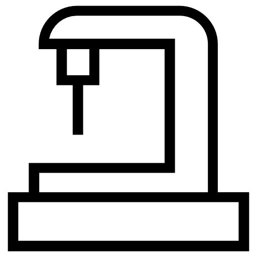 Sewing machine tools and utensils handcraft sew icon