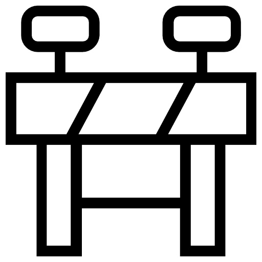 Barrier buildings obstacle signs icon