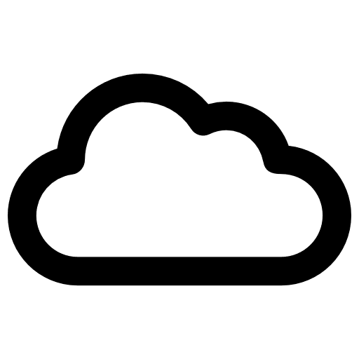 Cloud atmosphere weather cloud icon