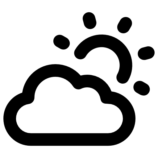 Cloudy weather cloudy nature icon