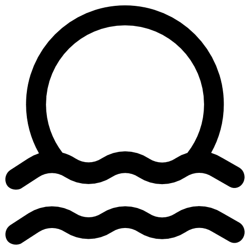 Dawn sun dawn weather icon