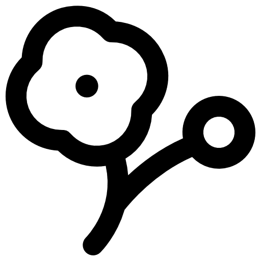 Flower botanical plant spring icon