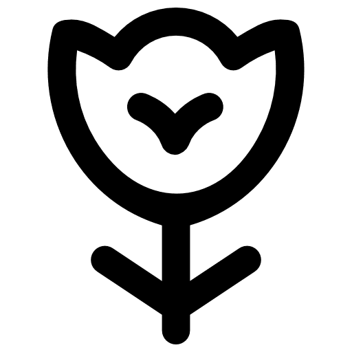 Flower botanical spring vegetation icon