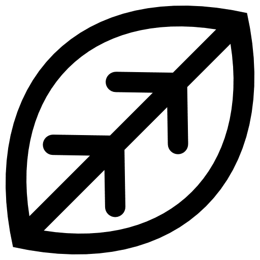 Leaf botanical plant nature icon