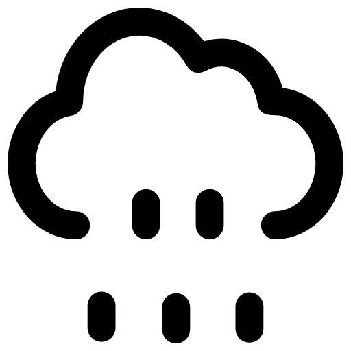 Rain weather sky rain icon