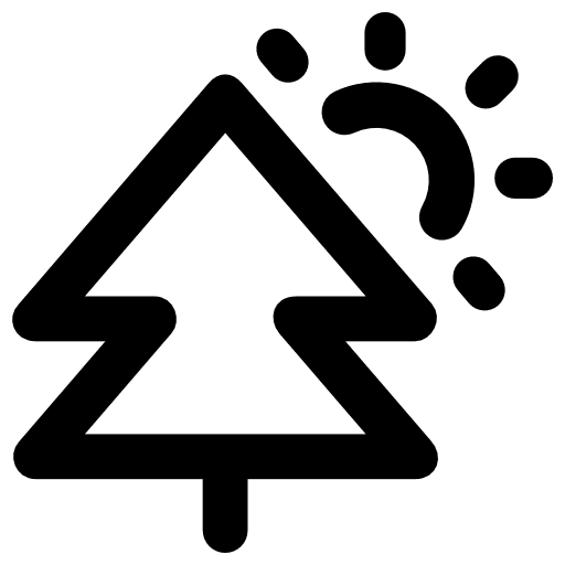 Tree environment woods botanical icon