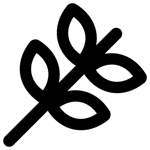 Leaves garden nature botanical icon