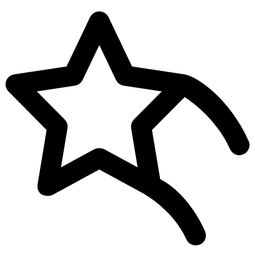 Shooting star shooting star star nature icon