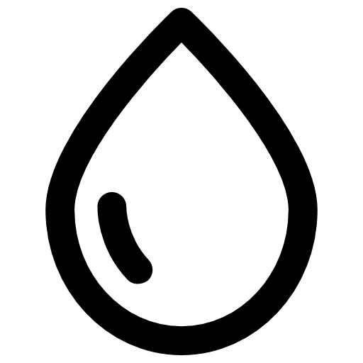 Drop paint drop water drip icon