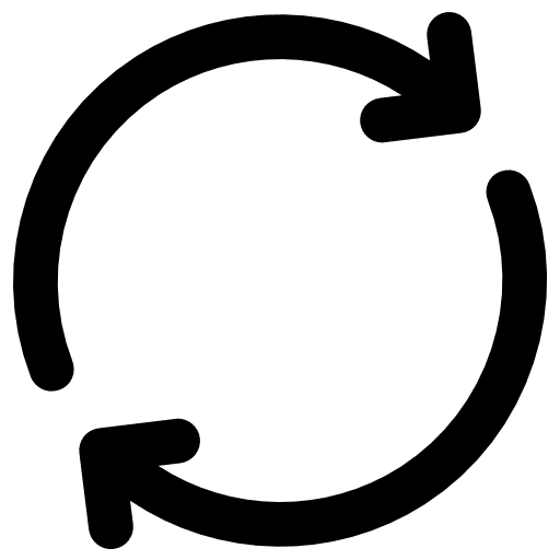 Reload arrows reload direction icon