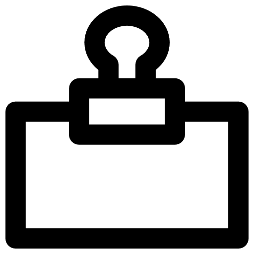 Credential identification document accreditation icon