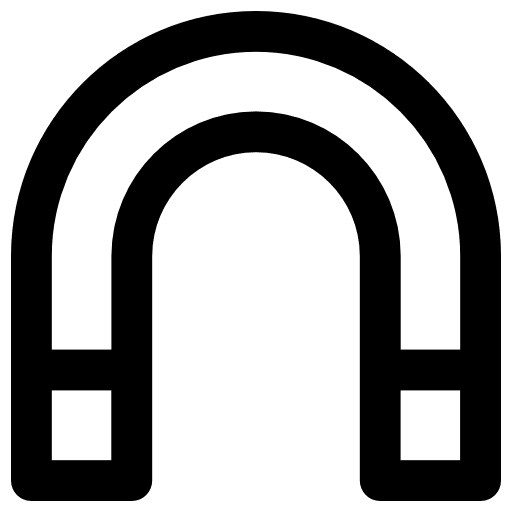 Magnet tools and utensils magnet magnetic icon