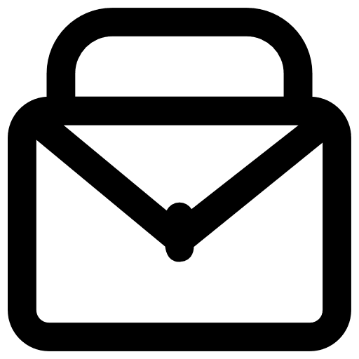 Briefcase luggage tools and utensils briefcase icon