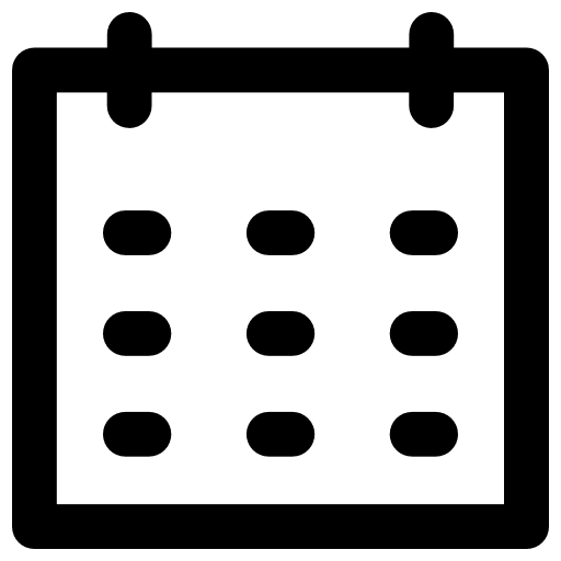 Calendar schedule task time icon