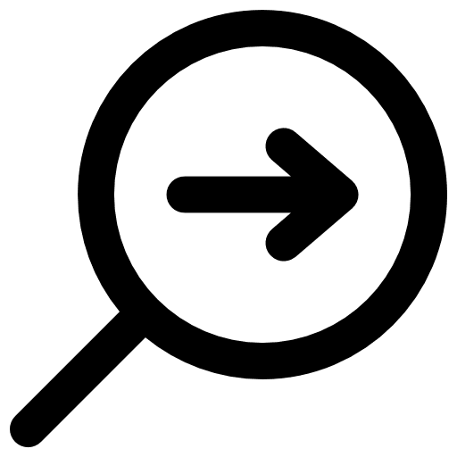 Magnifying glass zoom magnifying glass tools and utensils icon