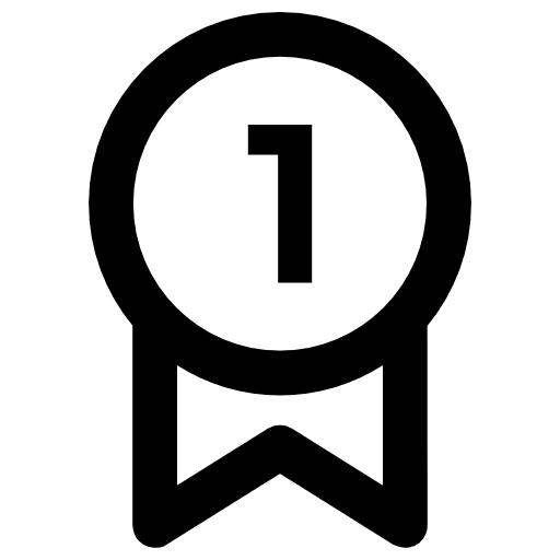 Medal quality medal winner icon