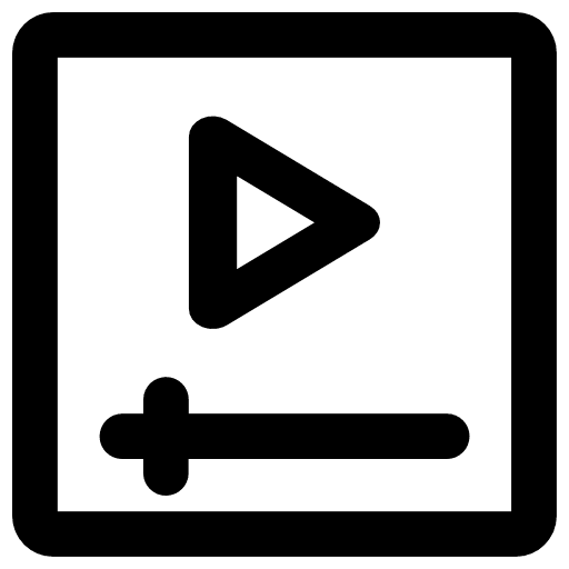 Video player movie cinema multimedia icon