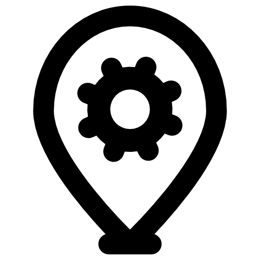 Placeholder map locator signs map pointer icon