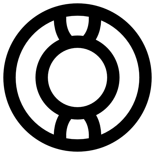 Lifesaver circular tools and utensils lifesaver icon