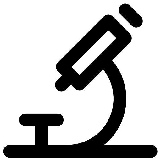 Microscope microscope observation tools and utensils icon