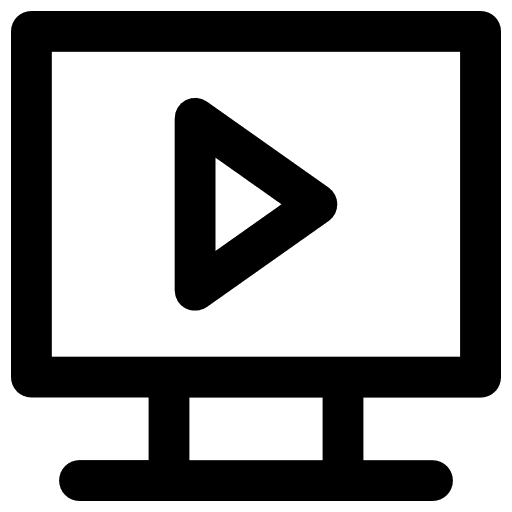 Monitor tv monitor television screen icon