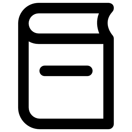 Book reading education library icon