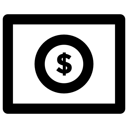 Money bank finances money icon