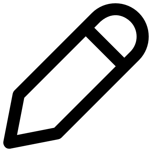 Pencil edit tools and utensils draw icon