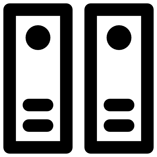 Archives business tools and utensils file folder icon