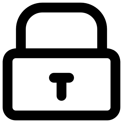 Padlock security locked padlock icon