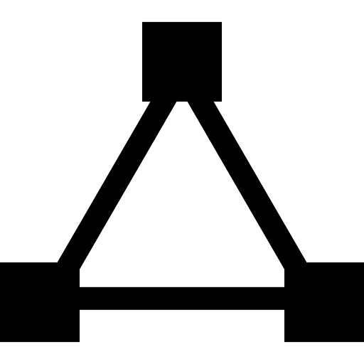 Triangle geometrical shapes figure icon