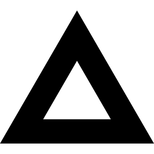 Triangle triangle abstract shapes icon