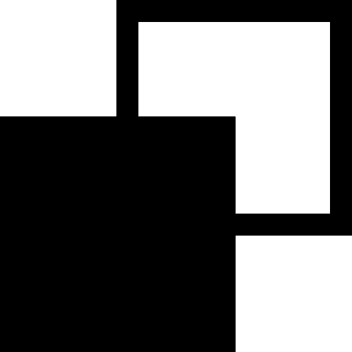 Copy multimedia shapes layout icon