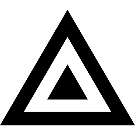 Triangle abstract triangle geometrical icon