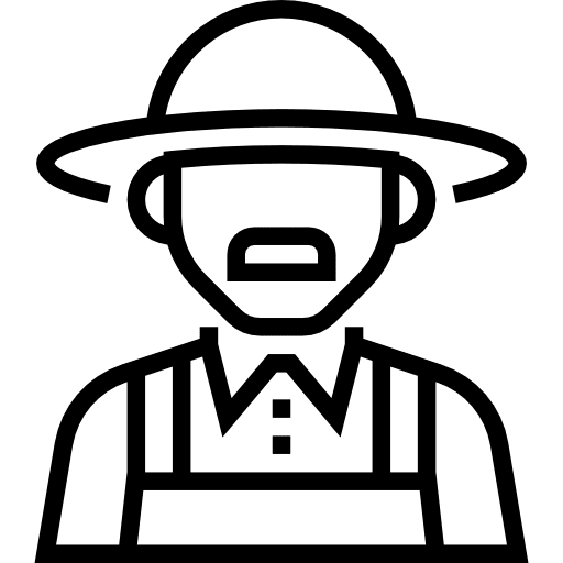 Farmer avatar farmer professions and jobs icon