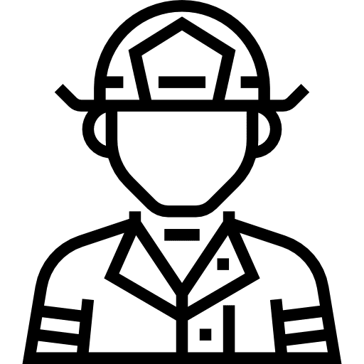 Fireman avatar occupation people icon