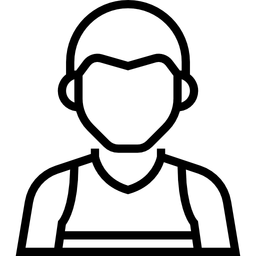 Athlete professions and jobs occupation avatar icon