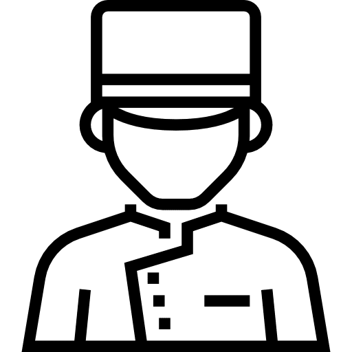 Driver occupation user profession icon