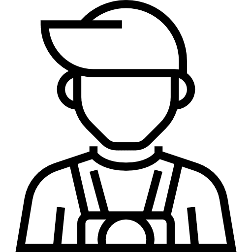 Mechanic user profession job icon