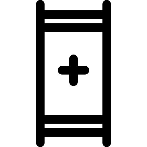 Stretcher transport stretcher emergencies icon