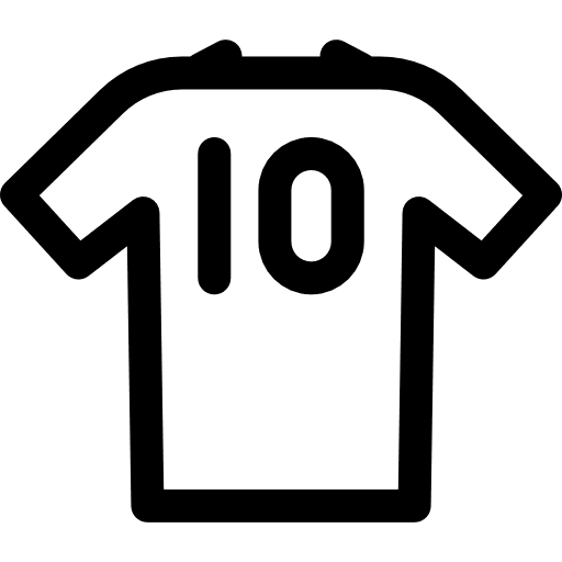 Tshirt sports t shirt team icon