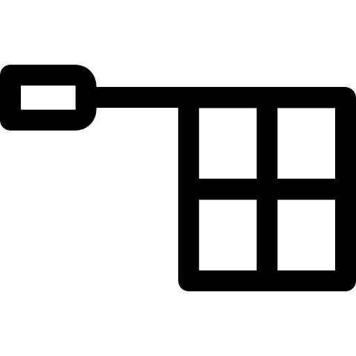 Offside flags referee sports and competition icon