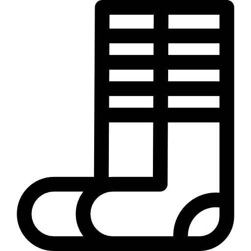 Socks sport gaming long icon