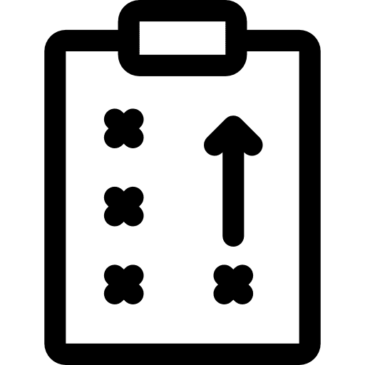 Strategy tactics sport planning icon