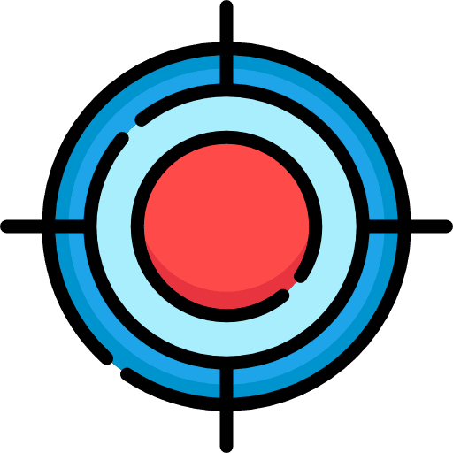 Target circular target shooting target gun target icon